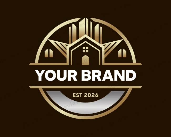 Realty Building Mortgage logo template for Your Brand