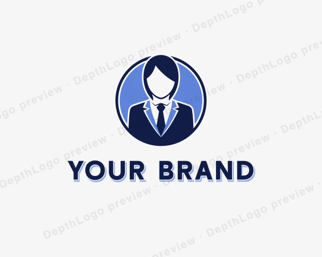 Recruitment Manager Consultant logo template for Your Brand