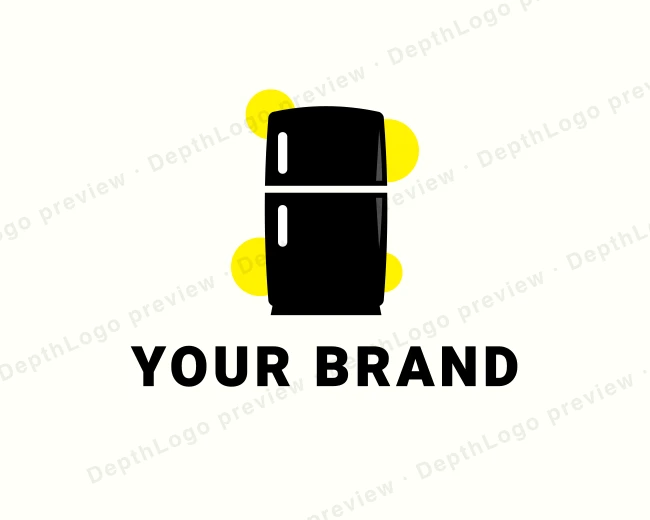 Refrigerator Home Appliance logo template for Your Brand