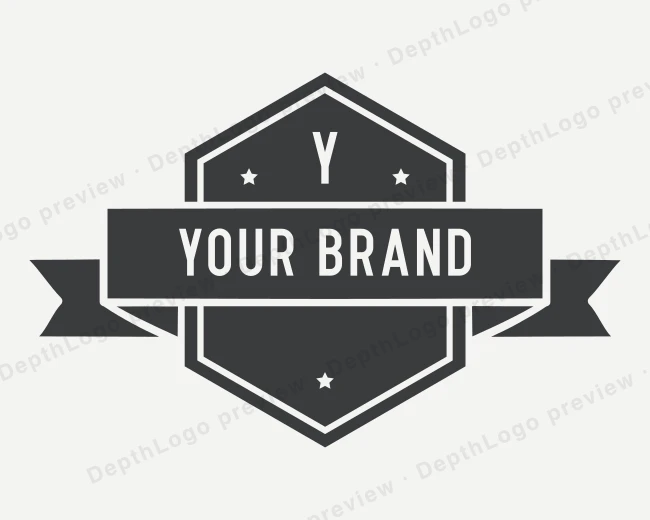 Retro Star Company logo template for Your Brand