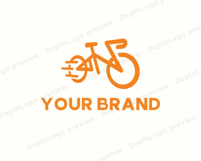 Road Bike Cycling logo template for Your Brand