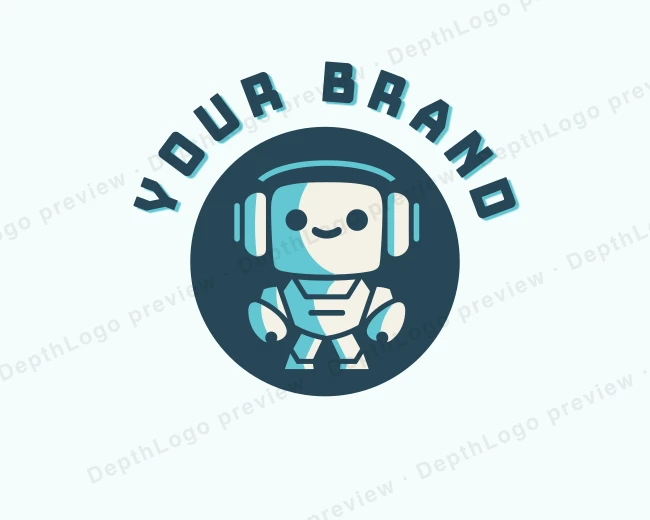Robotics Robot Toy logo template for Your Brand