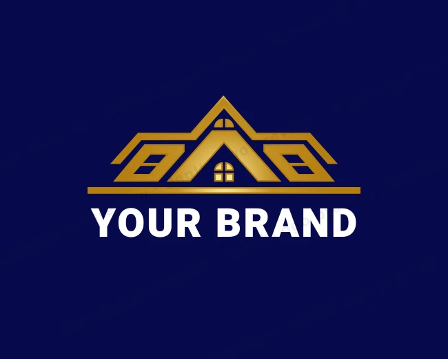 Roof Realty Property logo template for Your Brand
