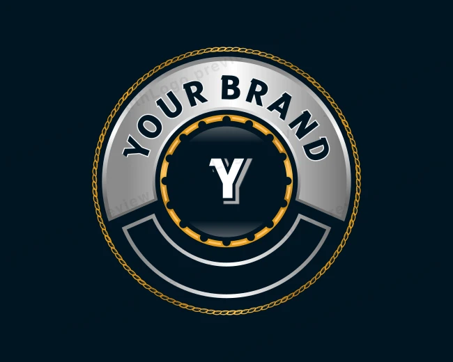 Rope Patch Medallion logo template for Your Brand