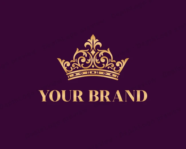 Royal Regal Crown logo template for Your Brand