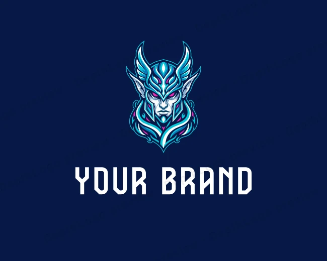 RPG Gaming Warrior logo template for Your Brand