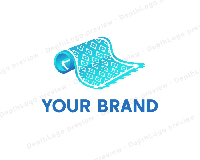 Rug Carpet Cleaning logo template for Your Brand