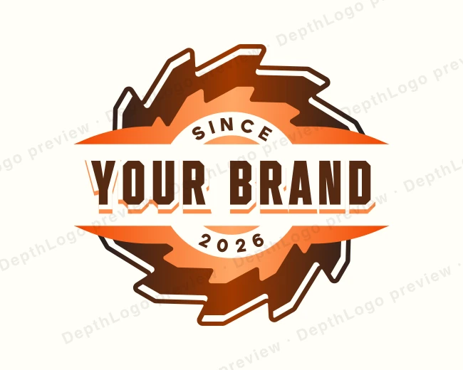 Saw Woodwork Handyman logo template for Your Brand