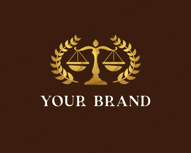 Scale Justice Law logo template for Your Brand