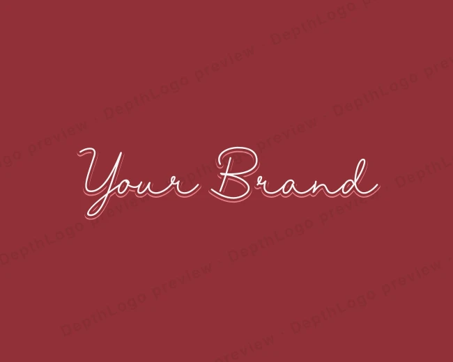 Script Beauty Signature logo template for Your Brand