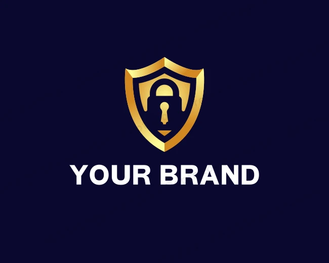 Security Lock Shield logo template for Your Brand
