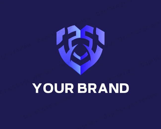 Security Shield Antivirus logo template for Your Brand