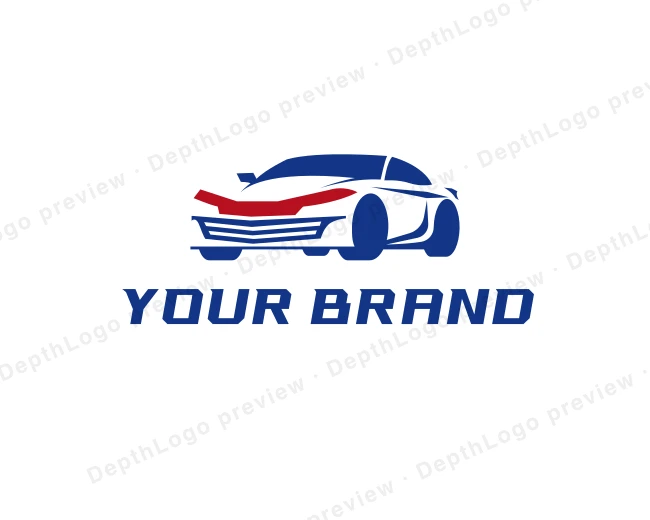 Sedan Car Driving logo template for Your Brand