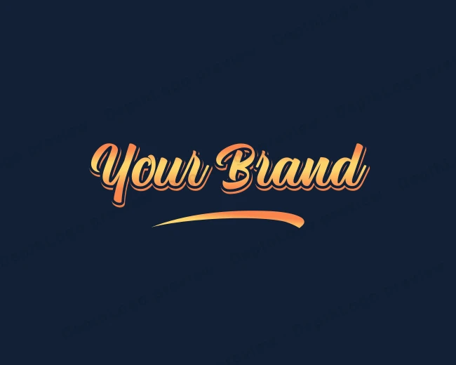 Signature Retro Brand logo template for Your Brand