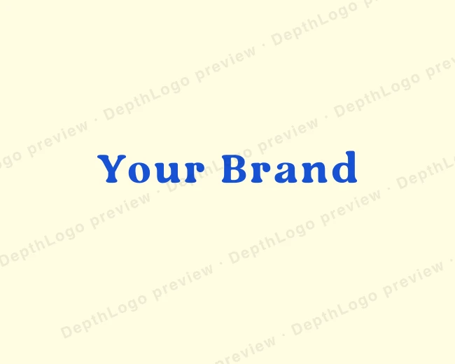 Simple Cosmetics Text logo template for Your Brand