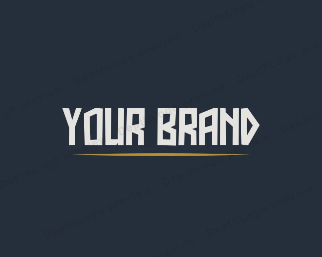 Simple Word Company logo template for Your Brand