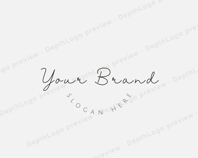 Simple Word Company logo template for Your Brand