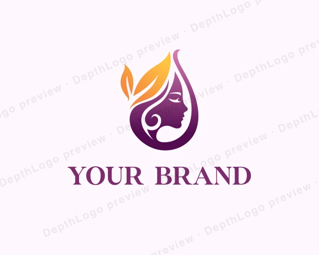 Skincare Beauty Spa logo template for Your Brand
