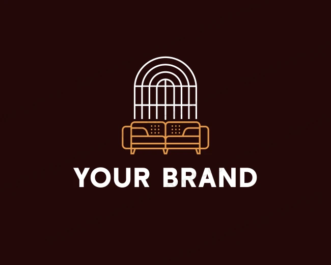 Sofa Home Furniture logo template for Your Brand