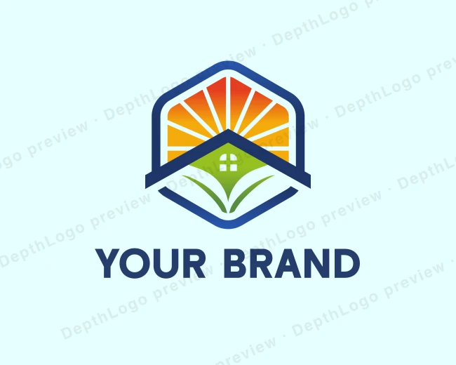 Solar Sun Energy logo template for Your Brand
