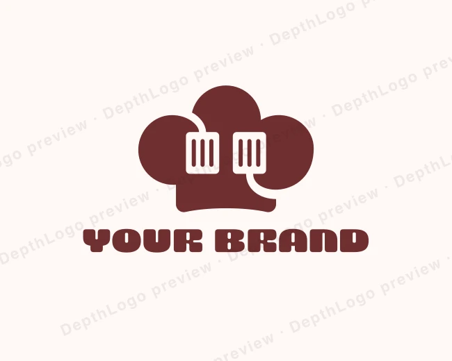 Spatula Culinary Toque logo template for Your Brand