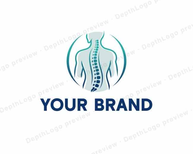 Spinal Chiropractor Therapy logo template for Your Brand