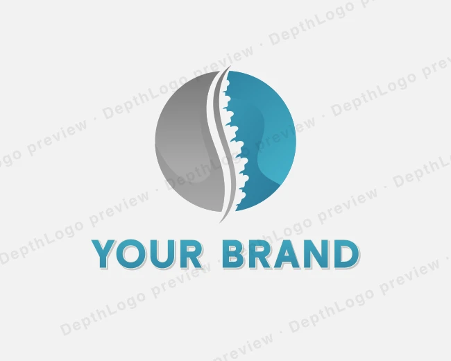 Spinal Cord Chiropractor logo template for Your Brand