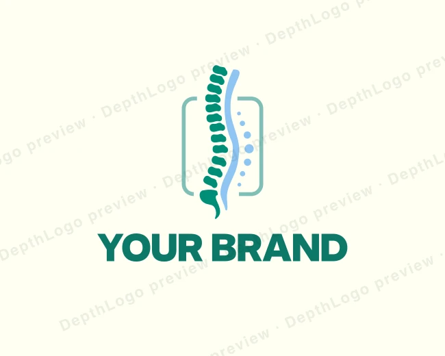 Spine Chiropractor Therapy logo template for Your Brand