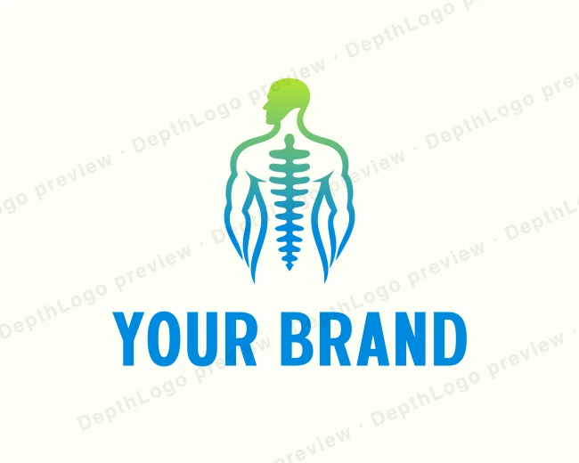 Spine Chiropractor Therapy logo template for Your Brand