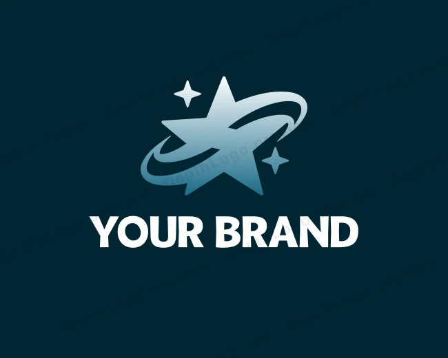 Star Swoosh Studio logo template for Your Brand