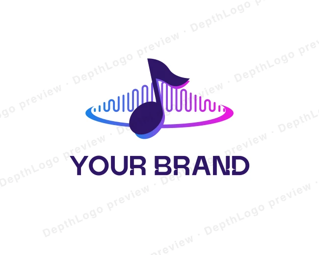 Studio Music Recording logo template for Your Brand