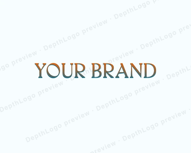 Stylish Text Font logo template for Your Brand