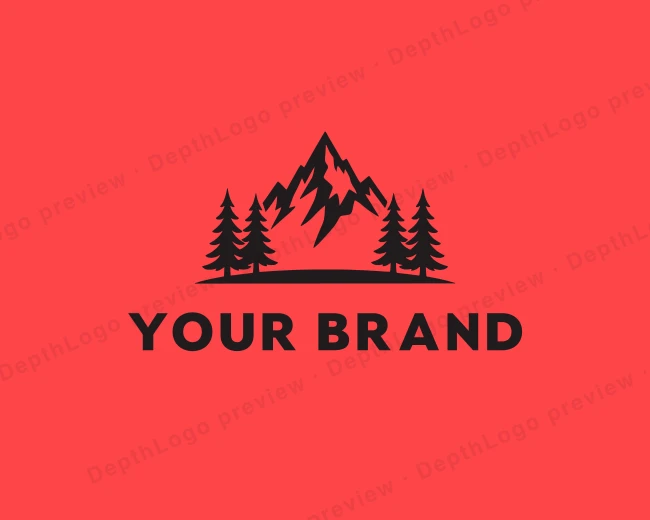 Summit Mountain Hiking logo template for Your Brand