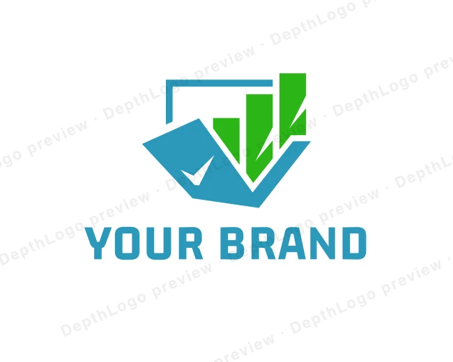 Tax Bookkeeping Check logo template for Your Brand