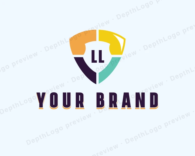 Tech Security Shield logo template for Your Brand