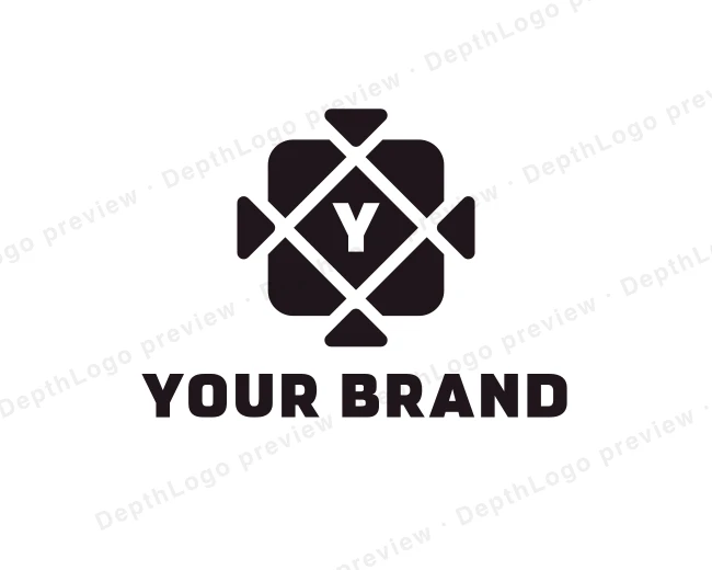 Tile Flooring Design logo template for Your Brand