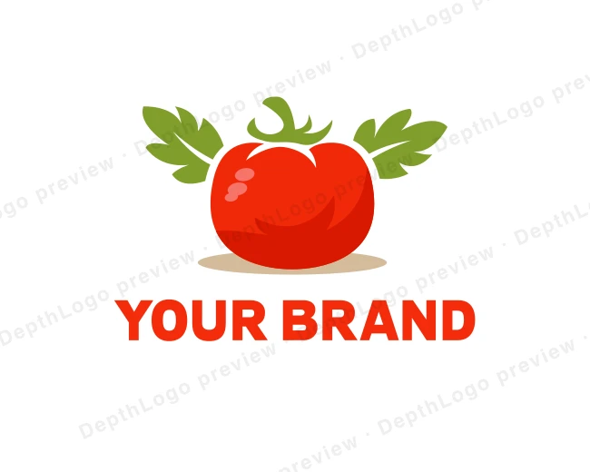 Tomato Fruit Farm logo template for Your Brand