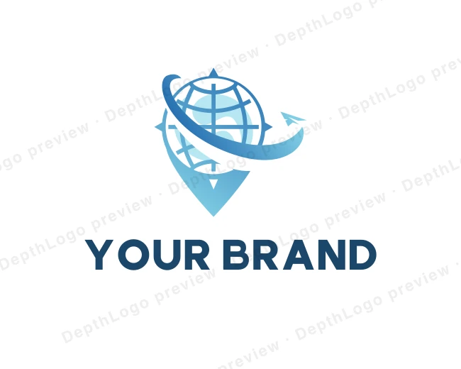 Tourism Travel Globe logo template for Your Brand