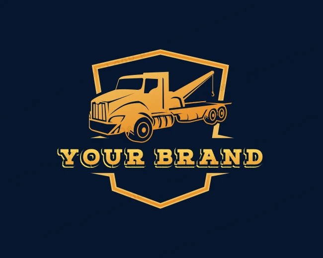 Tow Truck Transportation logo template for Your Brand