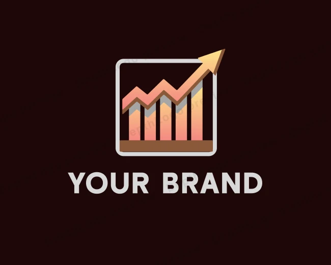 Trading Arrow Graph logo template for Your Brand