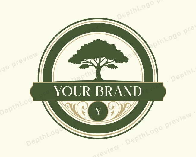Tree Park Landscaping logo template for Your Brand