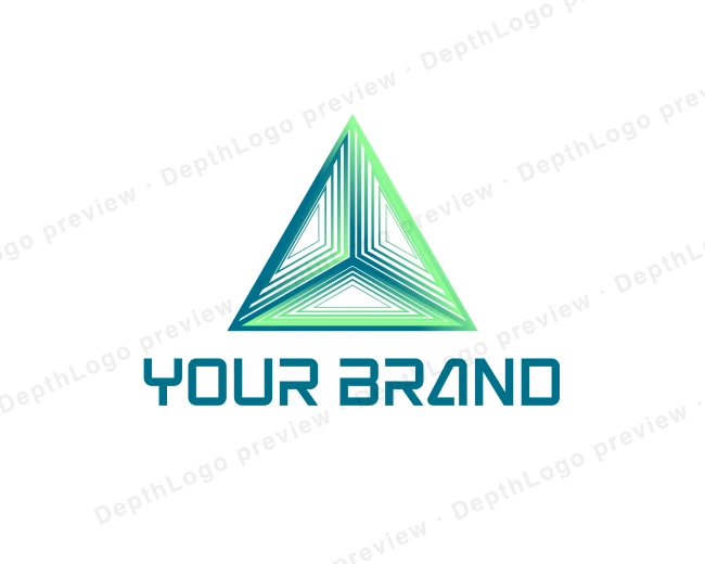 Triangle Pyramid Firm logo template for Your Brand