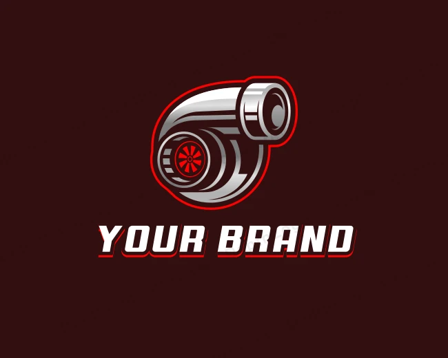 Turbo Auto Parts logo template for Your Brand