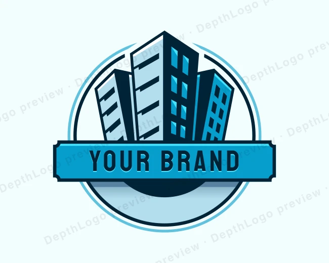 Urban Building Realty logo template for Your Brand