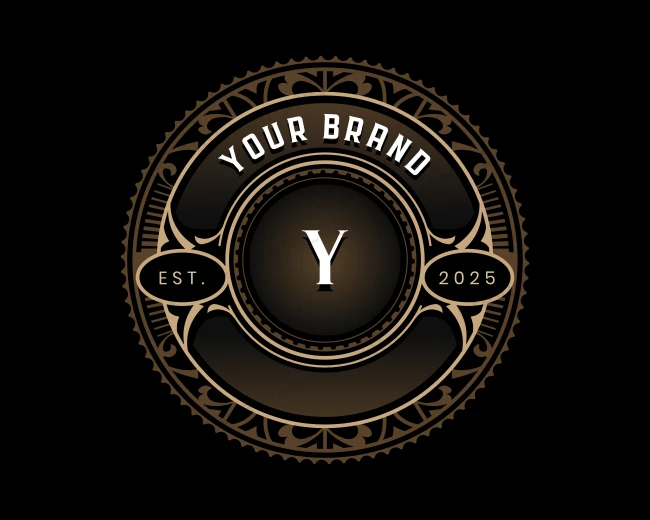 Vintage Ornament Business logo template for Your Brand