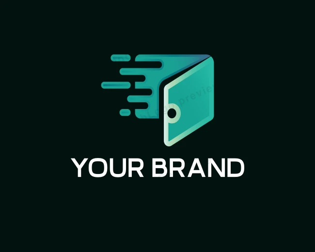Wallet Financial Advisor logo template for Your Brand