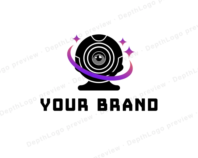Webcam Streamer Record logo template for Your Brand