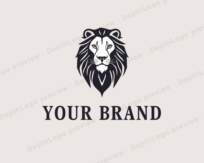 Wild Lion Investment logo template for Your Brand