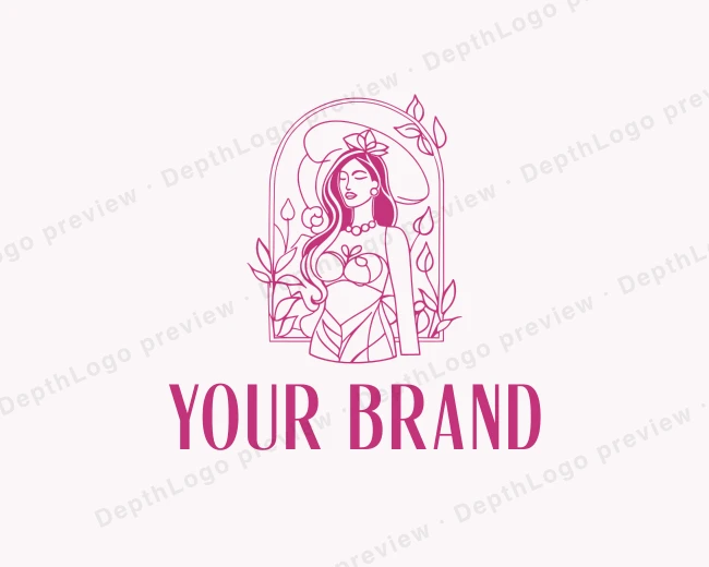 Woman Swimsuit Boutique logo template for Your Brand
