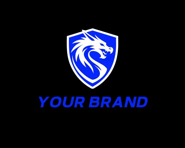 Wyvern Monster Dragon logo template for Your Brand